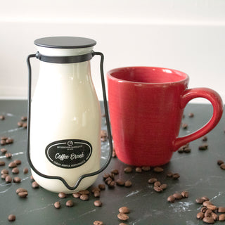 Coffee Break Candle | 14 oz Milkbottle