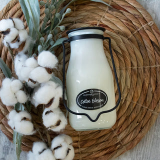 Cotton Blossom Candle | 14 oz Milkbottle