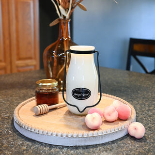 Honeyed Apricot Candle | 14 oz Milkbottle