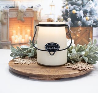 Merry Mistletoe Candle | 22 oz Butter Jar