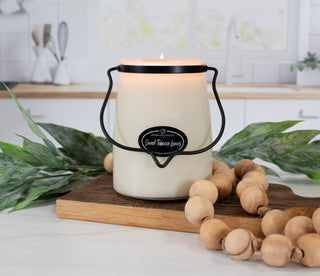 Sweet Tobacco Leaves Candle | 22 oz Butter Jar