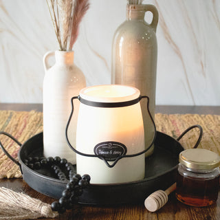 Tobacco & Honey Candle | 22 oz Butter Jar