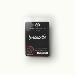 Milkhouse Candle Co. 'Limoncello' wax melt package on a white background