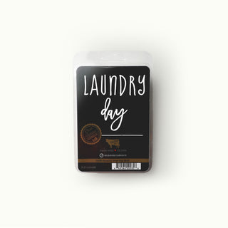 Milkhouse Candle Co. 'Laundry Day' wax melt package on a white background