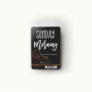 Milkhouse Candle Co. 'Sunday Morning' wax melt package on a white background