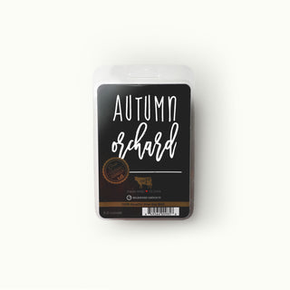 Milkhouse Candle Co. 'Autumn Orchard' wax melt package on a white background