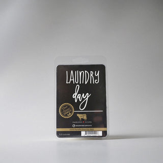 Milkhouse Candle Co. 'Laundry Day' wax melt package on a white background
